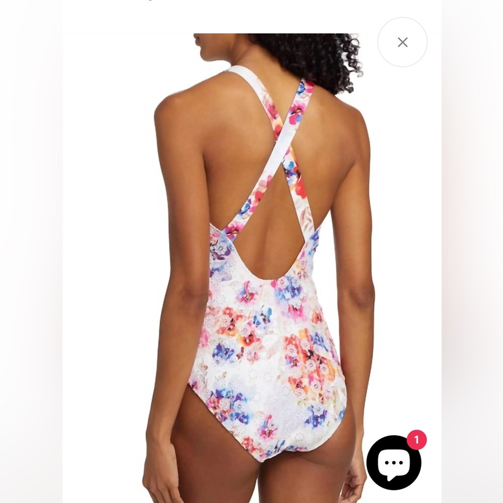 New Johnny Was - SUMMER DAYS EYELET CROSSBACK ONE PIECE size L, XL - Picture 11 of 16